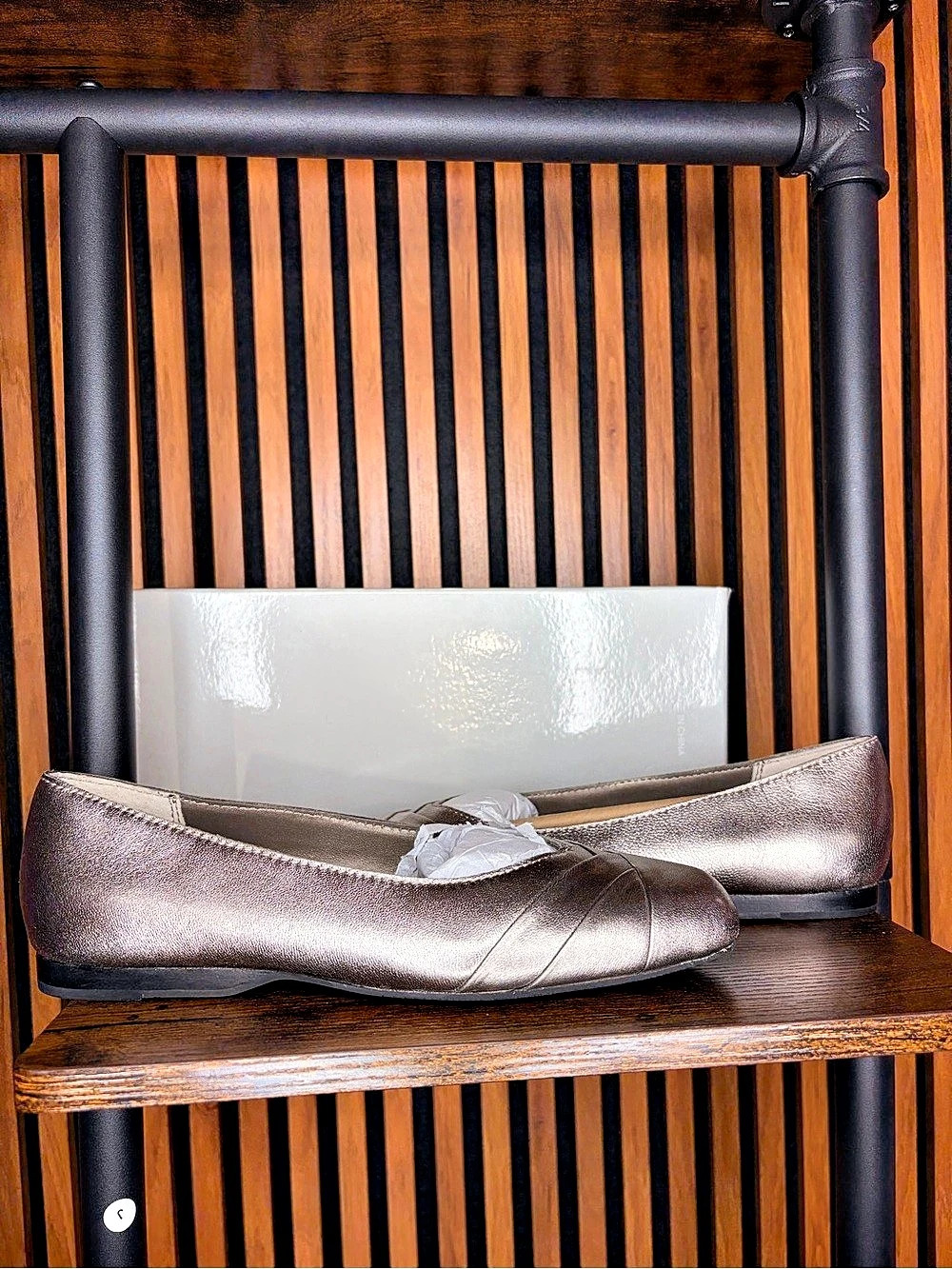 ARRAY Metallic Ballet Flats